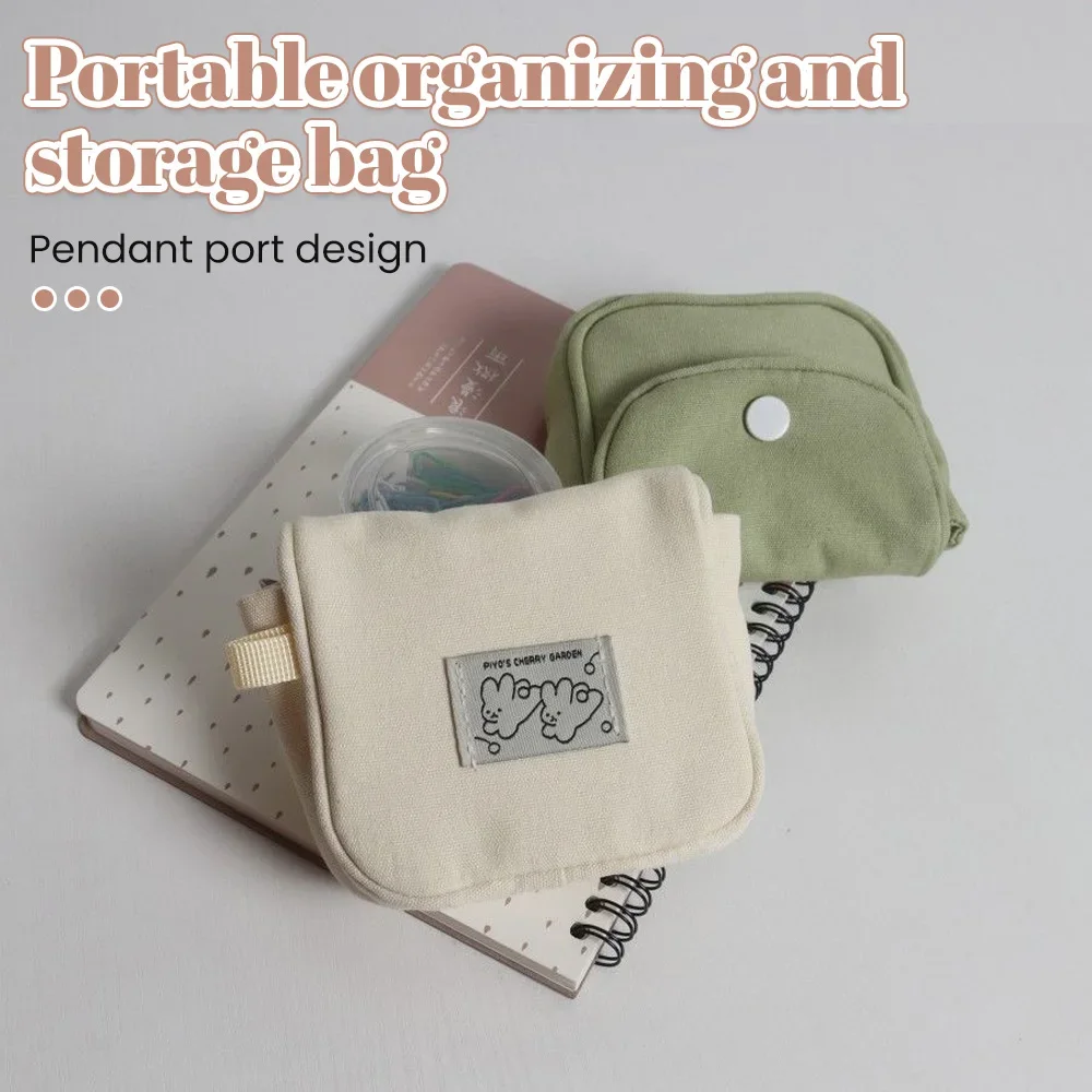 Simple Mini Portable Storage Bag, Coin Bag, Coin Purse, Zero Wallet, Driving License Pocket, Lipstick Storage for Women