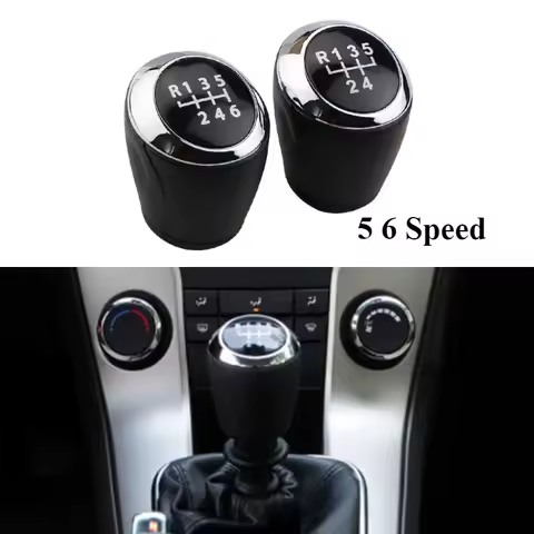 5 6 Speed MT Gear Shift Knob LHD For Chevrolet Aveo Sonic T300 2012-2017 Manual Head Replacement Accessories New
