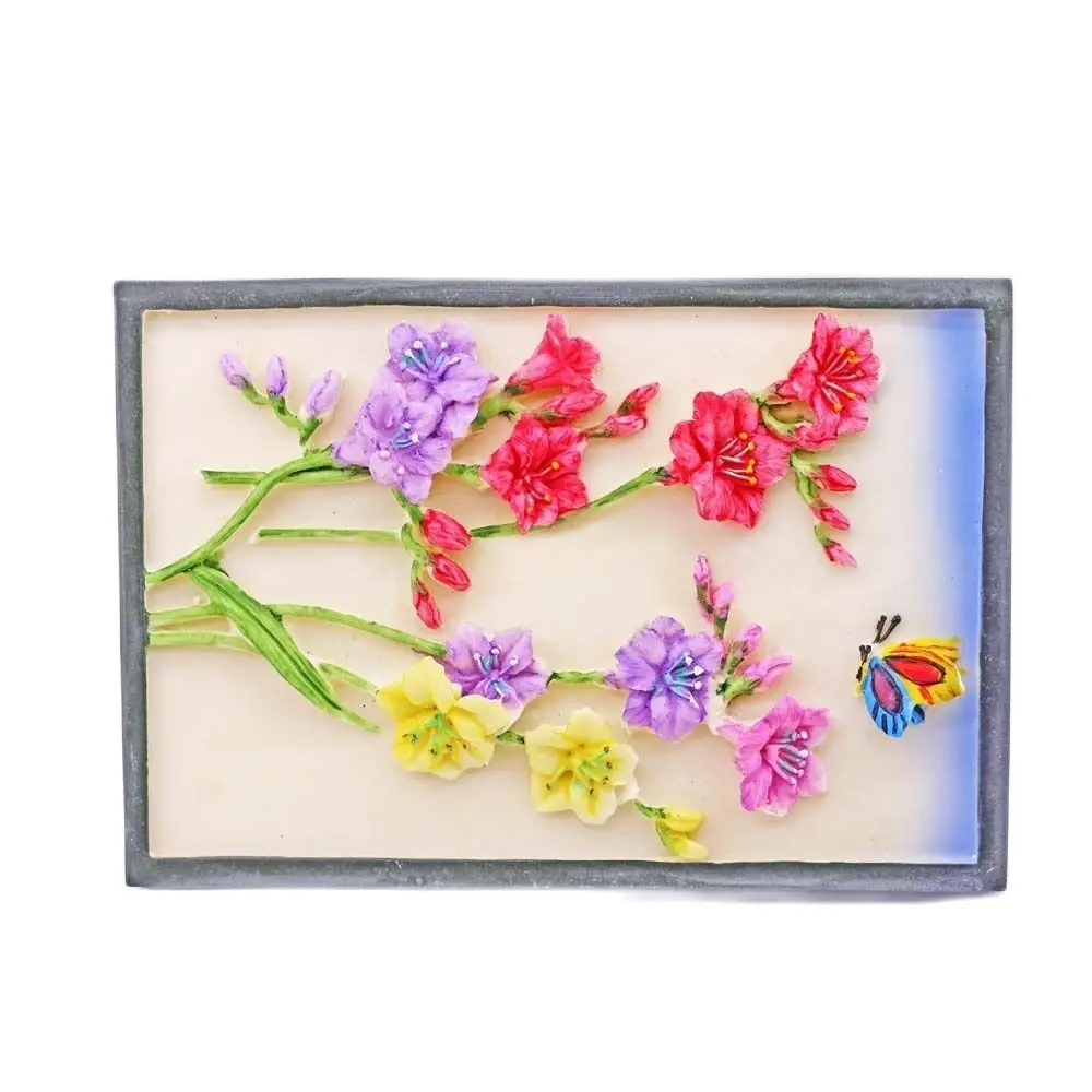 Butterfly Orchids Silicone Mould for Fondant Chocolate Cake Baking Sugarcraft DIY Resin Soap - Inlaid Flower Picture Frame