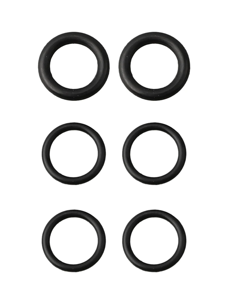 Gasket Bike O-Ring Accessories Black Caliper Five-wire Body Hydraulic Parts Replacement 6pcs/set 8/9mm Bicycle