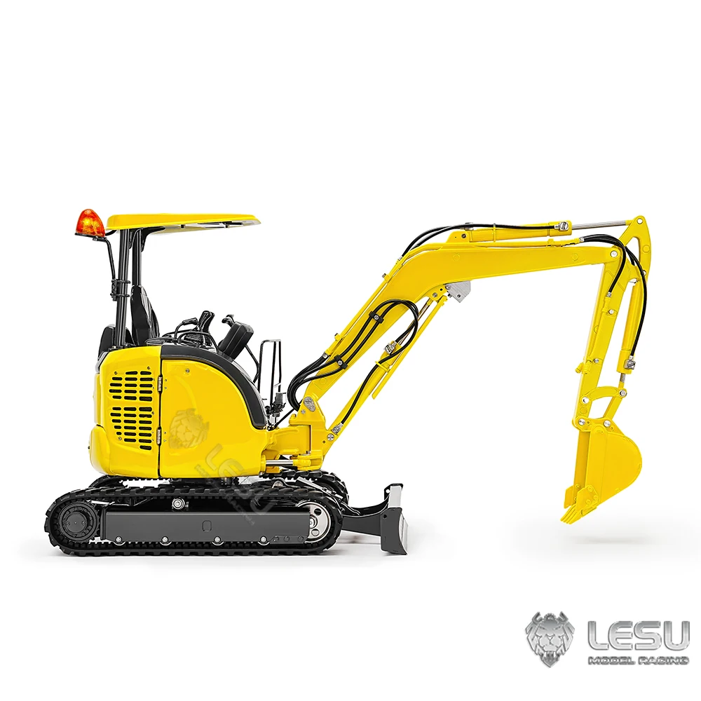 RTR LESU PC30 RC حفارة صغيرة 1/14 مقياس RC آلة حفار الأرض المعدنية الهيدروليكية التحكم عن بعد نموذج شاحنة مركبة للكبار