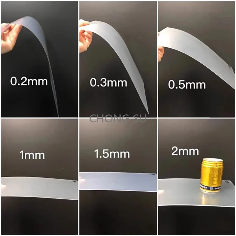 Transparent Sheet PVC Plastic Plate PET/PC 100x100 200x200 210x297 297x420 300x300 400x400 500x500 600x600 800 910 1220 1500mm - Image 2