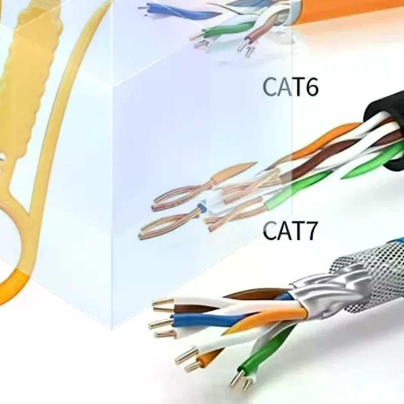 Wire Strippers Portable Multifunctional Cable Crimper Separator for Automotive Network Home Wiring Projects