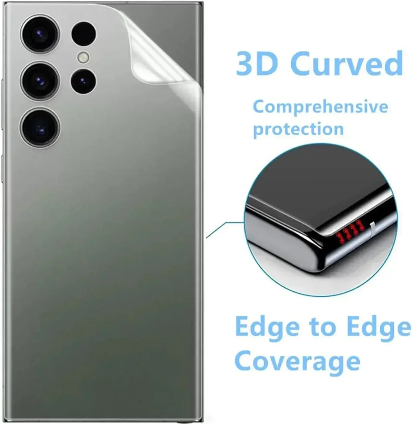 2-4PCS Matte Hydrogel Film for Samsung Galaxy S25 S24 S23 S22 S21 S20 Ultra Plus FE Full Cover Back Protector Film Not Glass - Image 5