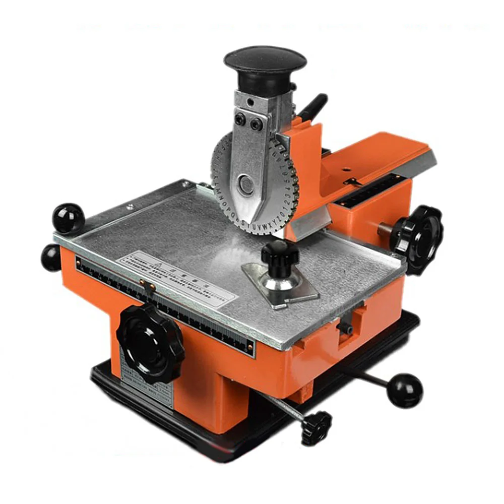 2026 semi-automatic Metal Plate Engraving Machines 5mm wheel Nameplate Marking Machine Manual Embossing Machine