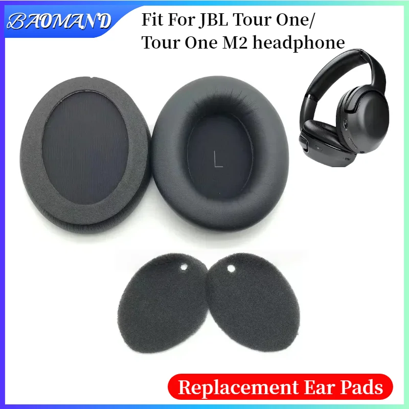 

Replacement Earpads for JBL Tour One/Tour One M2 Earmuffs Ultra-soft Sponge Cushion Cover Repair Parts Headphone
