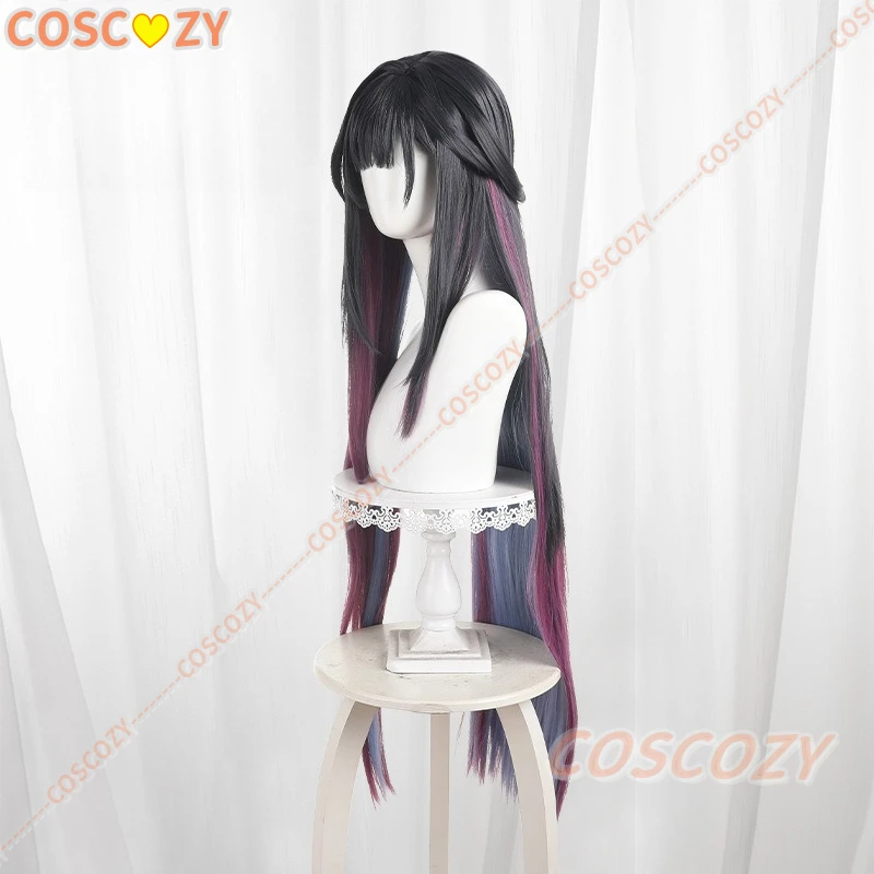 Game Honkai Star Rail Helektra Cosplay Wig 100CM Long Gradient Hair For Women Men Halloween Carnival Role Play Party Prop