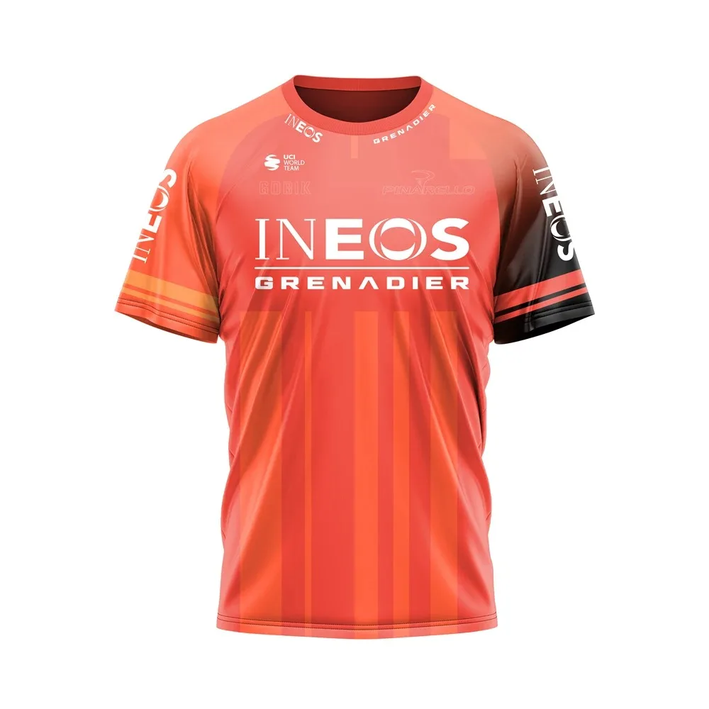 INEOS GRENADIERS 2024 Cycling Jersey T-shirt Outdoor Sports Competition Clothing POLO Shirt Men New Summer Women Children 3D