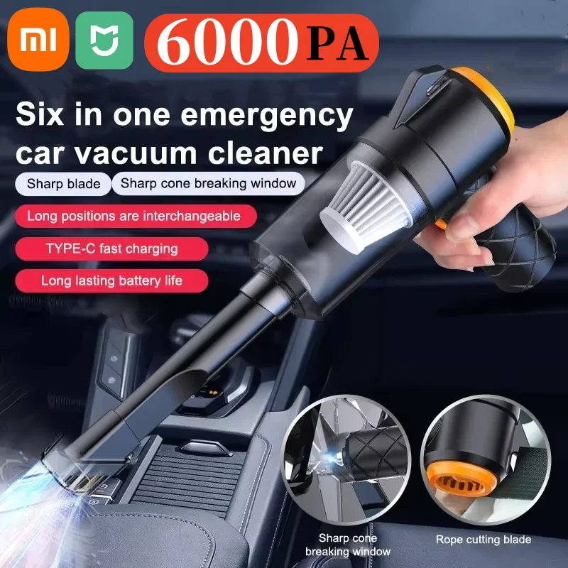 Xiaomi Mijia 6000pa Car Vacuum Cleaner High-power Multifunctional Blowing Suction Handheld Car Vacuum Cleaner For Car Home