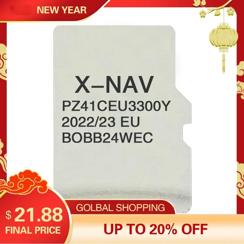 

EU RU UK Map PZ41C-EU330-0Y for Toyota AYGO 2023 Navigation TF Card X-NAV Sat Nav Latest Update Car Accessories 8GB