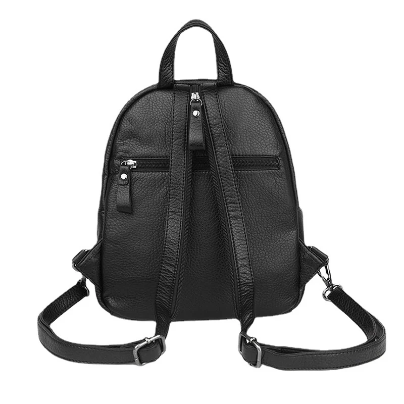 1 قطعة مكافحة سرقة لينة بولي Leather حقيبة جلدية المرأة خمر حقيبة كتف السيدات حقيبة السفر الصغيرة الحقائب المدرسية الفتيات