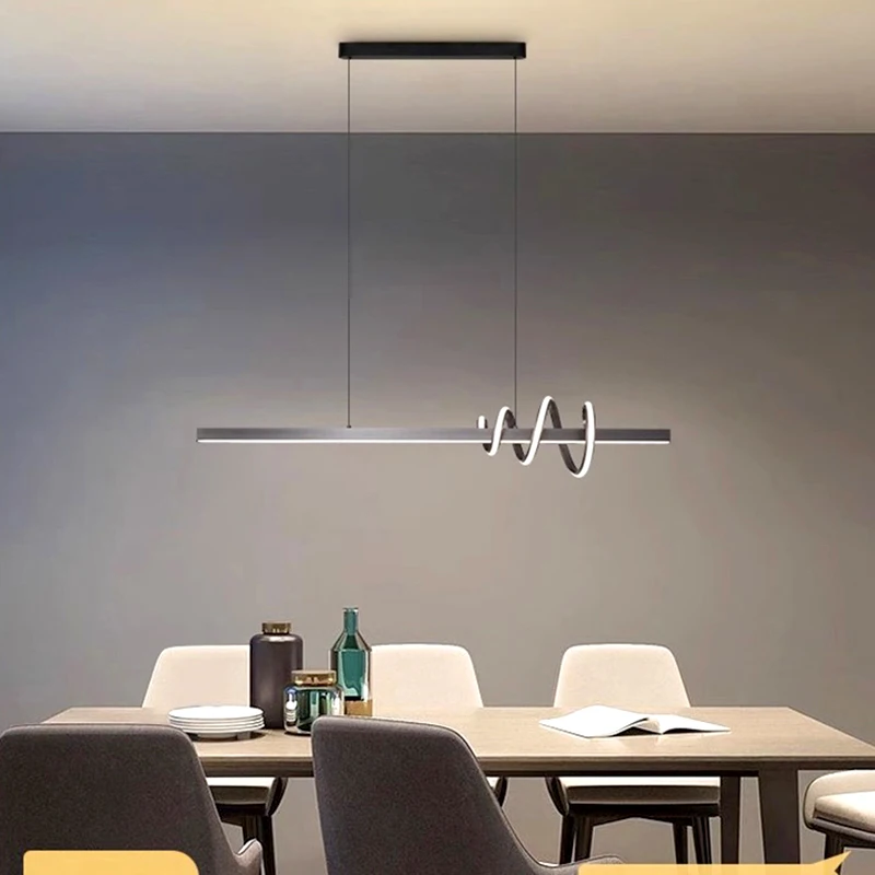 Luces colgantes modernas para comedor, lámpara de techo de iluminación interior, candelabros led para sala de estar