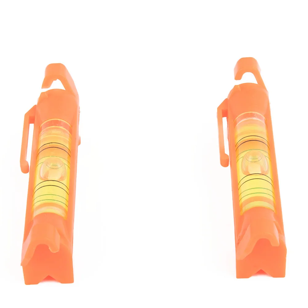 2pcs Horizontal Bubbles 75x12.5mm Mini-level Wire-level Tools Level Suspension Line Level Kit Portable Efficient Tools