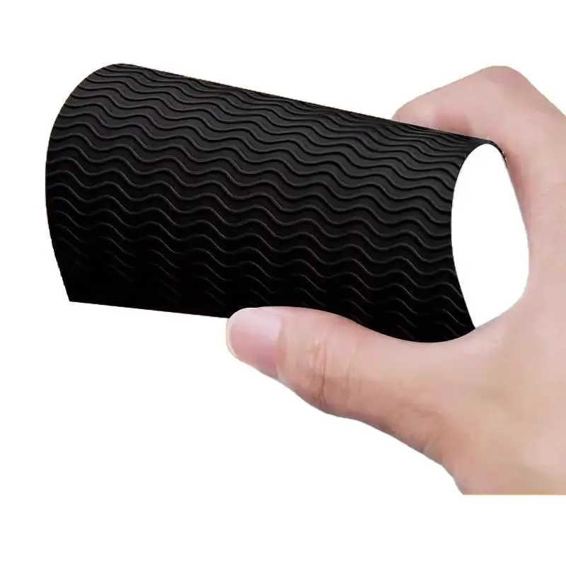 For High Heels Sandals, DIY Freely Trimmable, Wave Pattern Self-Adhesive Silent Non-Slip Heel Pad Anti-Slip Shoe Sole Tape