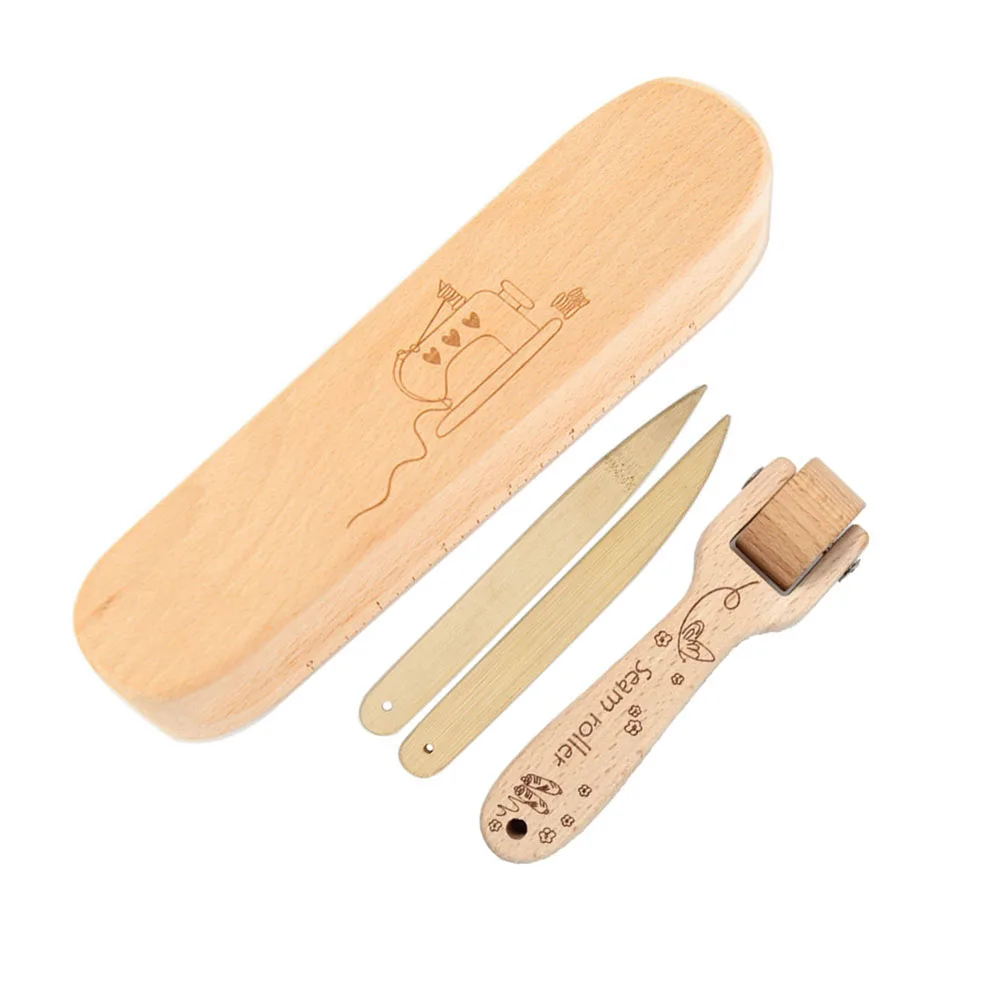 Wooden Seam Roller Press Quilting Tool Tailors Clapper Seam Flattening Tools Accessories For DIY Sewing