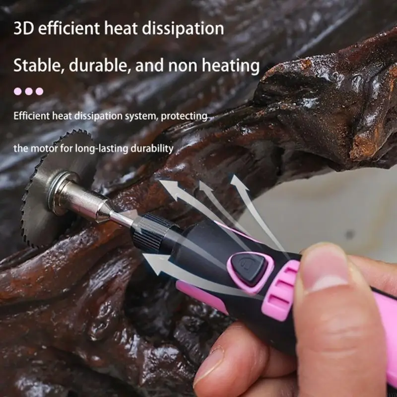 Stylo à gravure à plusieurs usage avec une batterie rechargeable à tête 54 une sculpture précise polissage M4YD