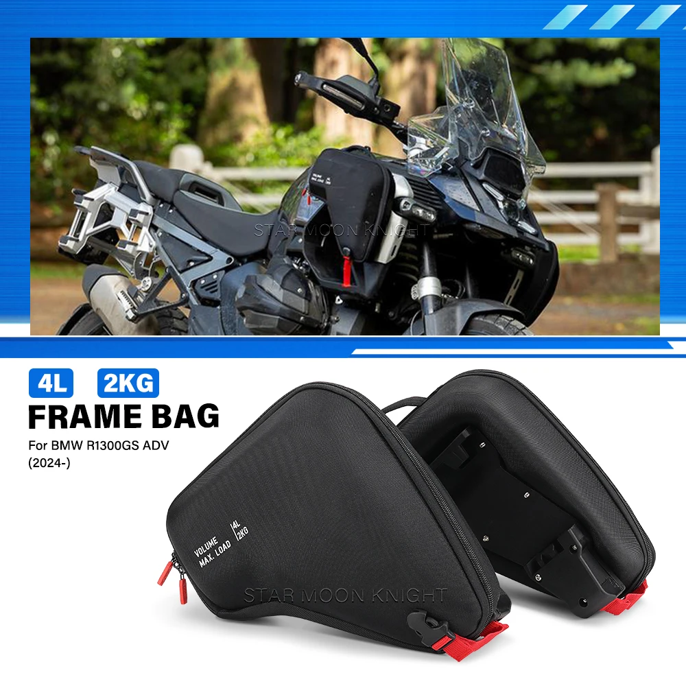 Motorcycle Radiator Cowl Bag Waterproof Fairing Tool Bag For R1300GS ADV R1300 GSA R 1300 GS Adventure 2024 2025 Accessories