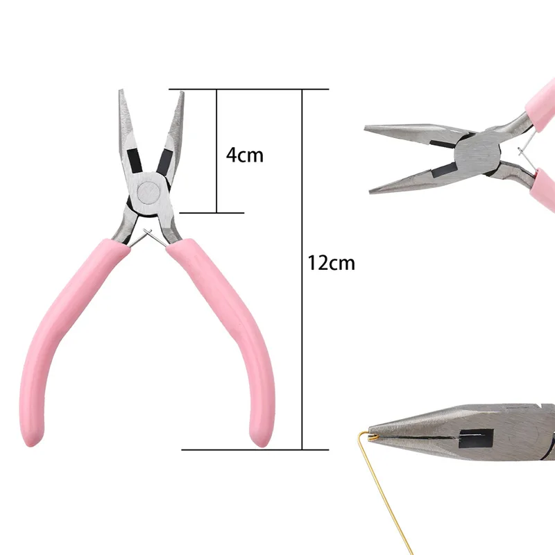 Beading Jewelry Pliers Tools & Equipment Kit Long Needle Round Nose Cutting Wire Pliers For DIY Jewelry Making Tool Accessories