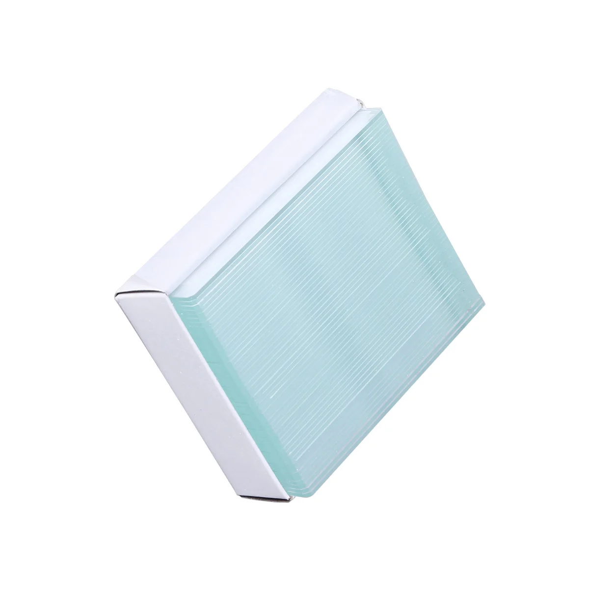 

50Pcs Glass Microscope Slides Polished Clear Edges for Biology Chemistry Medical Research Prepared Coverslips