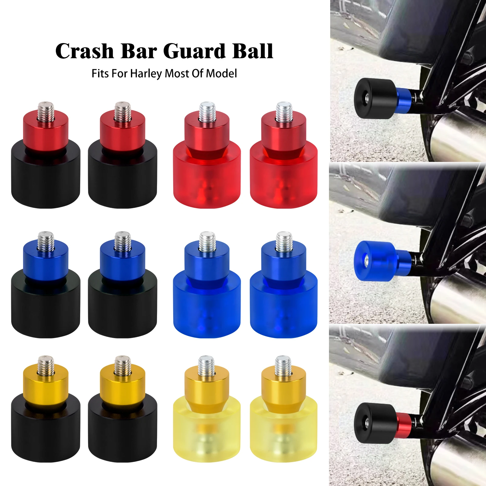 

Мотоциклетная седельная сумка M12, бамперы, защитные шарики для Harley Softail Touring Dyna Sportster FLHR FLHT