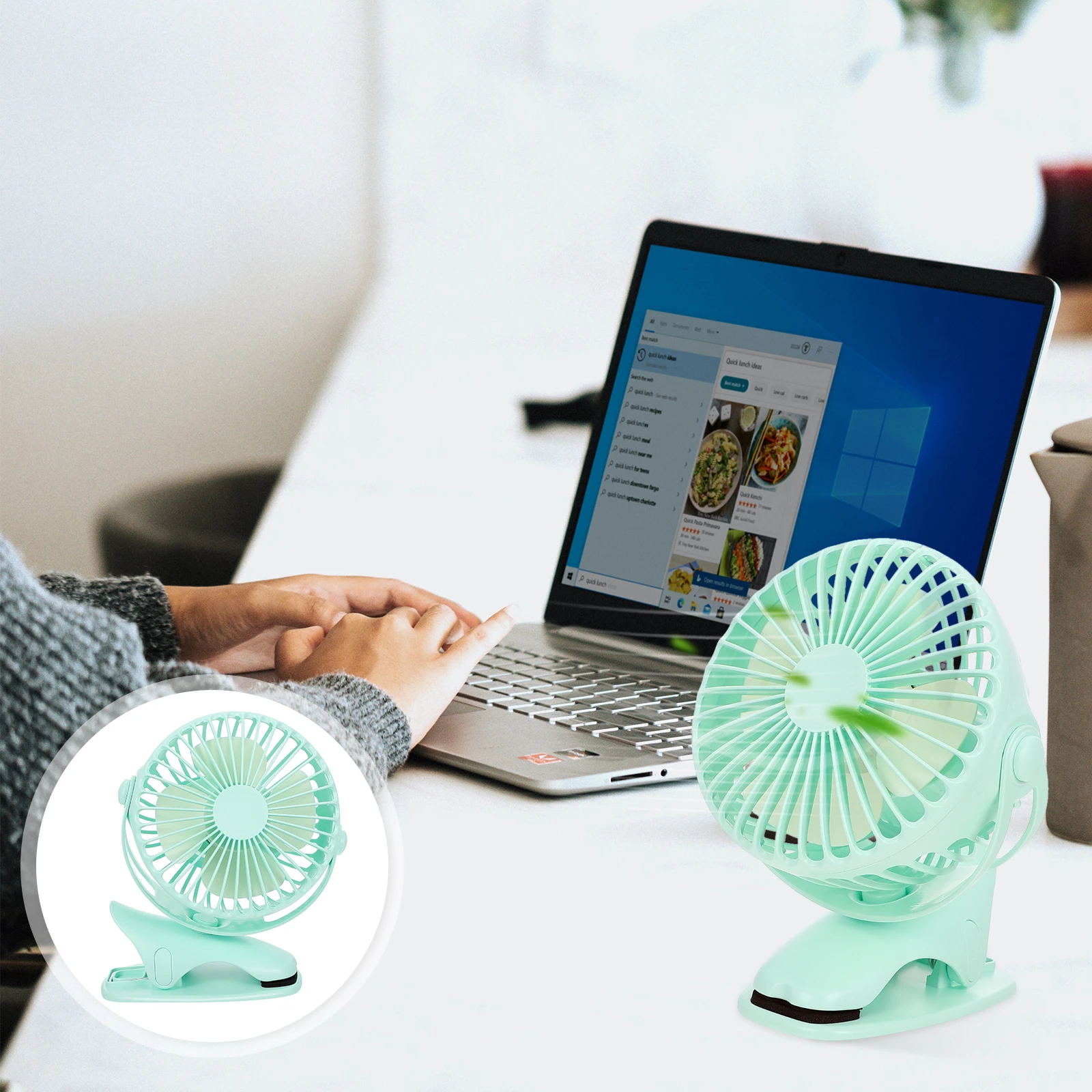 

Portable Vehicle Cooling Car Mounted Electric For Car Seat Back Usb Powered Mini Fan Lightweight Durable Small Size