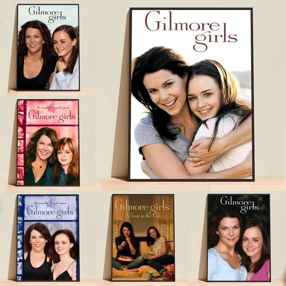 Lorelai x Rory Comedy G-Gilmore Girls Poster Wall Art Print Decorative Mural Home Decor Gift Unframed Customizable