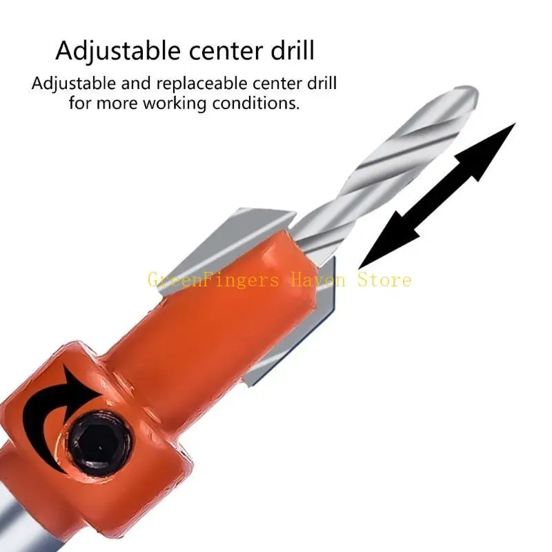 

F68D HSS Countersink Drill Bit Set Achieve Precise Holes in Various Materials