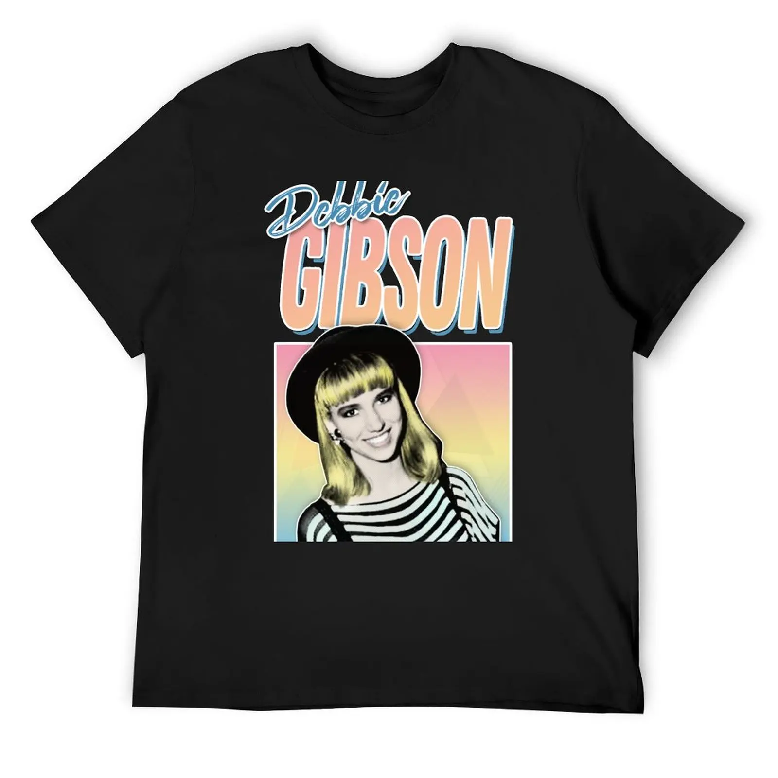 

Debbie Gibson 80s Styled Aesthetic Design T-Shirt valentines clothes quick-drying hippie clothes Men's cotton t-shirt