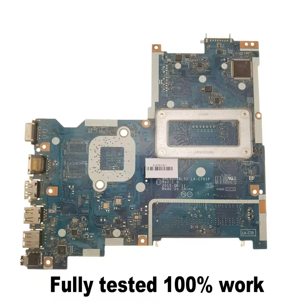 AHL50/ABL52 LA-C701P Mainboard for HP Pavilion 15-AC 15-AY 250 G4 Laptop Mainboard 822041-601 with i3 i5 i7 CPU DDR3 Fully test