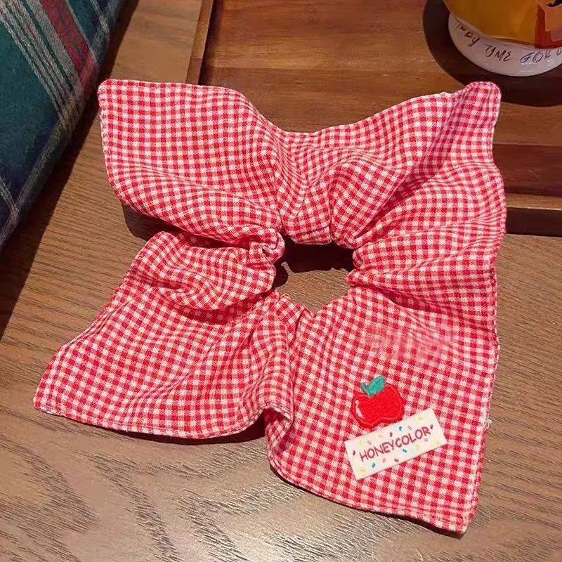 

2025 New Kids Hair Scrunchies Premium Girls Bow Ties Soft Fabric Ponytail Holders Toddler Hair Accessories Kids Headwear