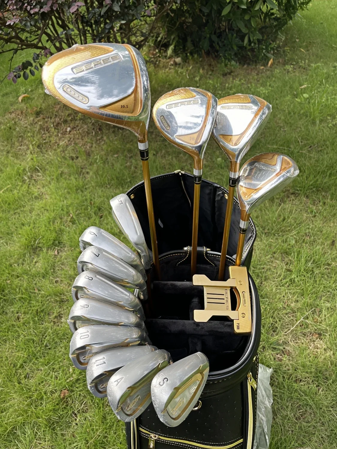 

Golf Complete Set 07 4 stars Golf Clubs 10.5 S/R/SR Driver+Fairway +hybrid+p308 Putter+Irons 14pcs With Graphite Shaft