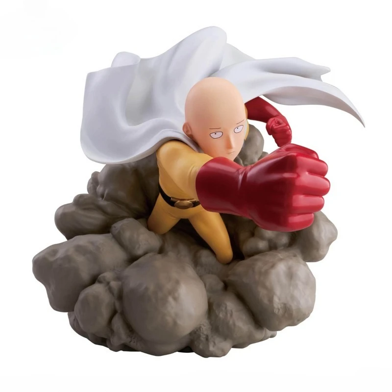 

One-Punch Man SAITAMA BANDAI 100% Original genuine PVC Action Anime Figure Model Toys Figure Collection Doll Gift