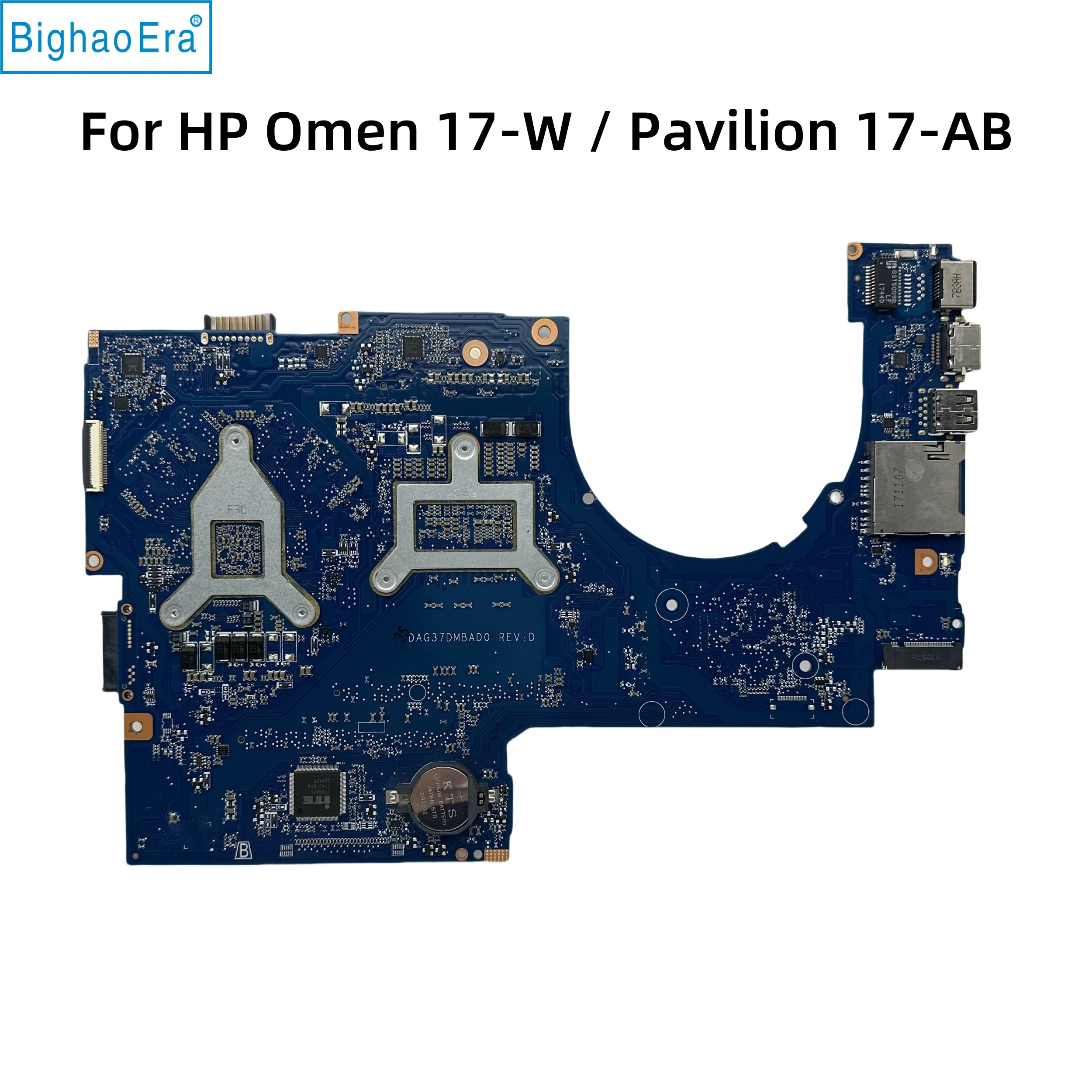 DAG37DMBAD0 For HP Omen 17-W 17-AB Laptop Motherboard With i5-7300HQ i7-7700HQ CPU GTX1050/1050Ti 4GB-GPU 915468-601 915550-601