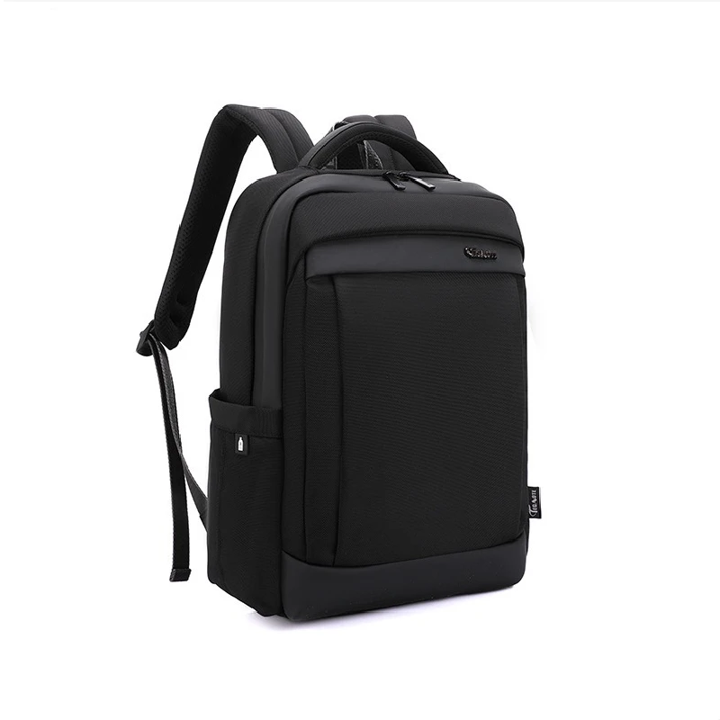 High Quality Large Capacity Waterproof Black A4 14 15.6 inch Laptop Women Men Backpack Schoolbag Male Travel Bag Mochila M25102