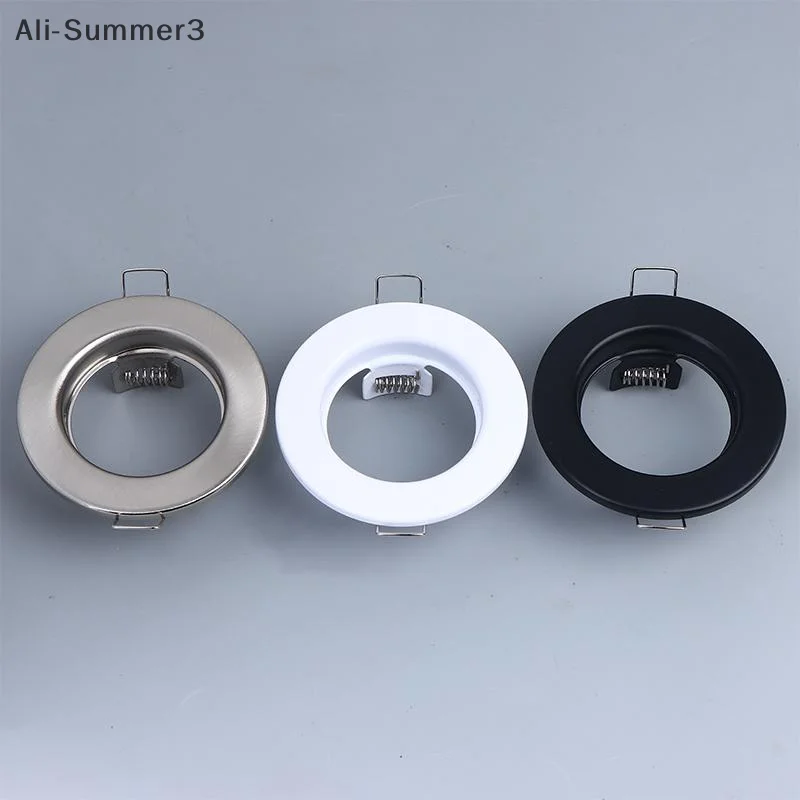 LED Downlights Frame Round Fixture Adjustable Downlight Led Holders Cutout For MR16 GU10 Bulb Holder Recessed LED Spot Light