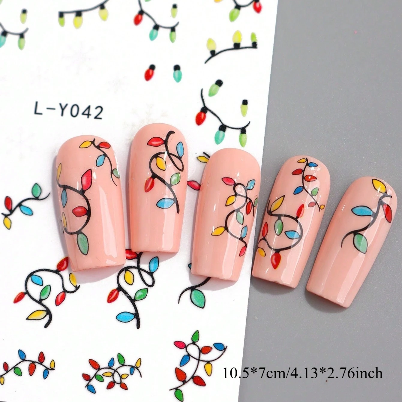 1 فانوس مضيئة ندفة الثلج عيد الميلاد مسمار الفن ملصق Y2K مسمار ضوء ملون لمبة توهج في الظلام حفلة ليلة رأس السنة السلس ورقة مسمار لوازم عطلة مسمار الفن ندفة الثلج تصميم مضيئة الزينة Can - Temu اليابان #4