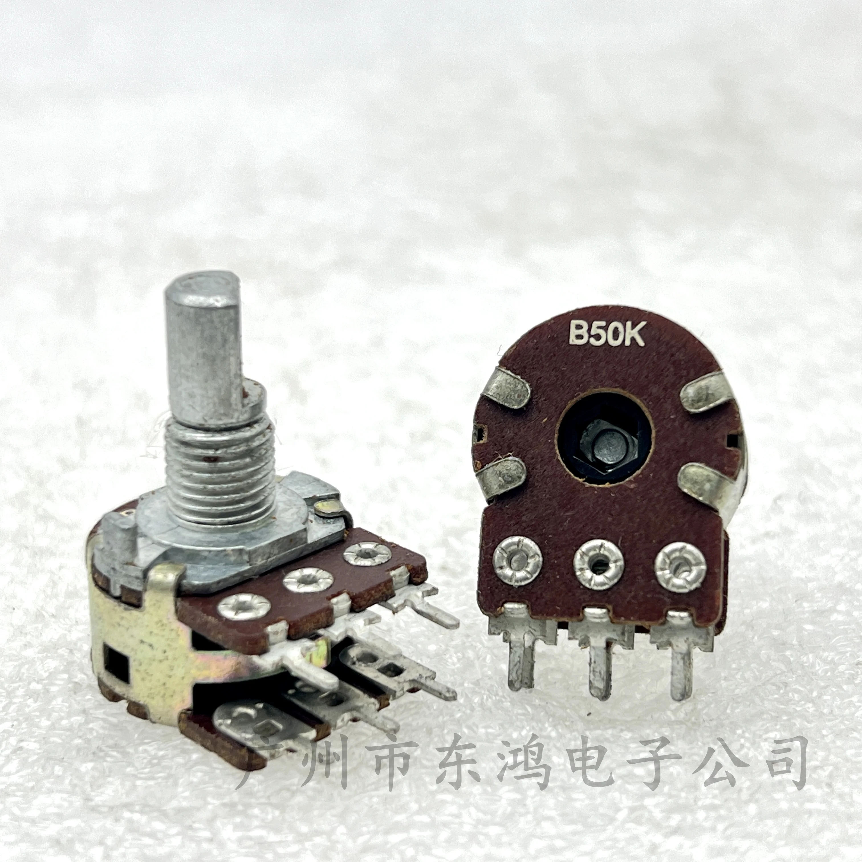 Taiwan ALPHA 16 twin B50K shaft length 15mm