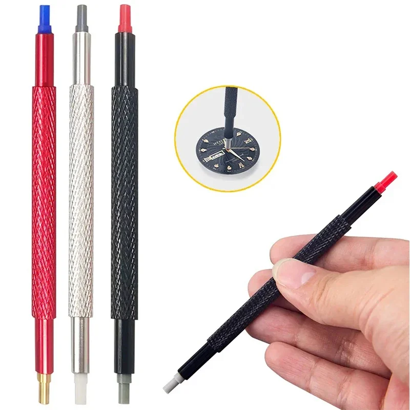 Watch Repair Tools Protective Casing Needle Pen Waterproof Oil Box Practical Rubber Screwing Ball Type Watch Back Case Opener