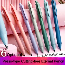 6 PCS Infinity Pencil Eternal Writing Inkless Pen School Students Office Supplies Art Sketch Magic Mechanical Pencils Stationery