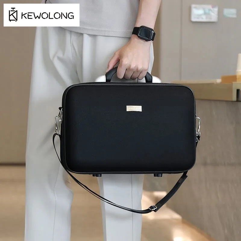 Large Travel Carry On Case with Lock - Durable Briefcase, Multi-Function Storage Organizer for Tools, Laptop, Camera Equipment