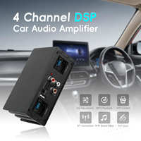 Podofo Audio DSP Digital Processor 16 Pin RCA Output Mobile APP Control BT Music For Car Speaker Power Car Stereo Amplifier