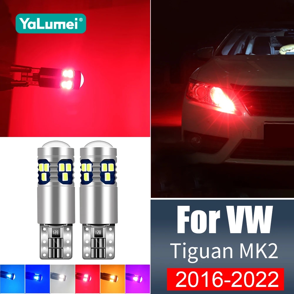 For Volkswagen VW Tiguan 2 MK2 2016 2017 2018 2019 2020 2021 2022 2PCS T10 W5W Car Parking Position Light Clearance Lamps