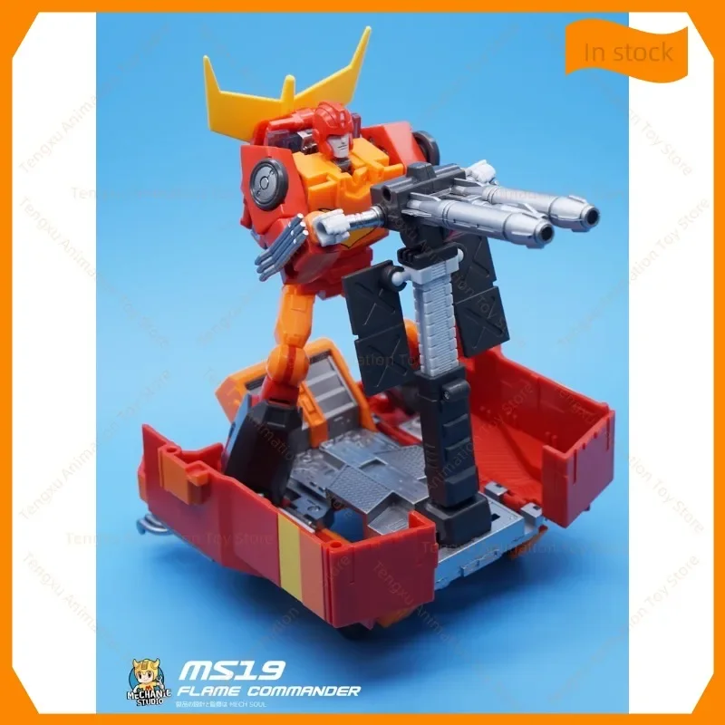 สินค้าพร้อมส่ง【สินค้าแท้】MFT Transformation Ms-19 Ms19 Hot Flame Walker Rod ของแท้จากผู้ผลิตที่สาม Rodimus Prime แอ็คชั่นฟิกเกอร์ ของเล่น
