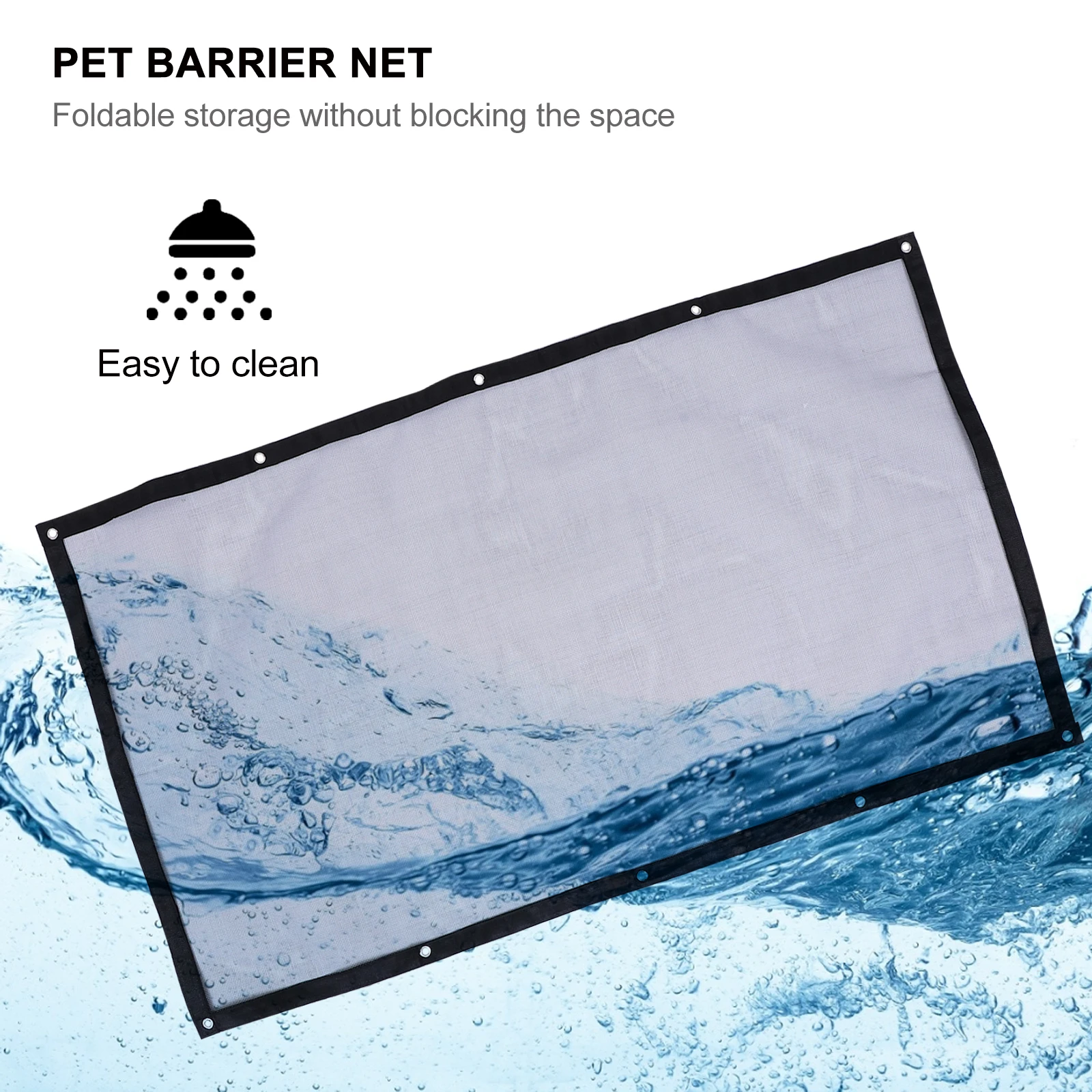 

2Sets Car Pet Safety Net Reliable Dog Mesh for Auto Secure Travel with Friends Gift Idea Pet Barrier Net Car Dog Mesh