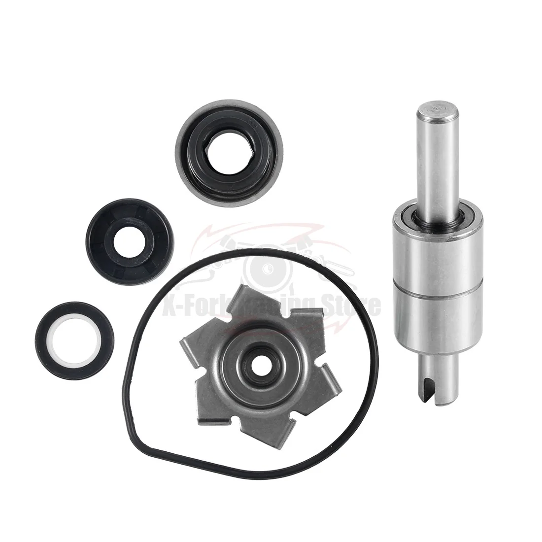 

Water Pump Repair Kit For Honda VFR400 1990-1996 NC30 RVF400 1990-1996 NC35 1991-1995 VFR400 NC24 1987-1988 Gasket O-ring Seals