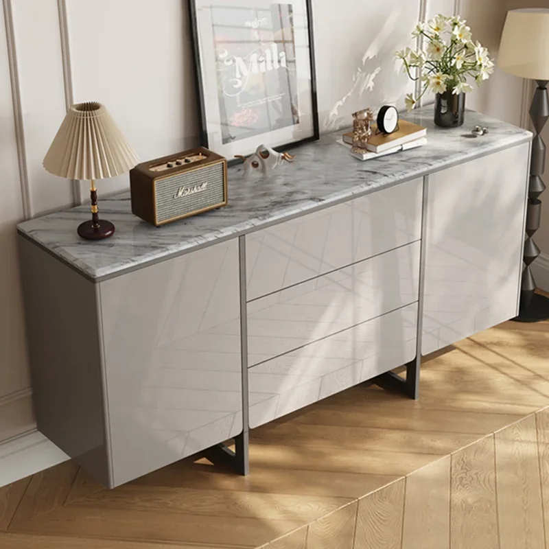 

# Modern Wooden Sideboard Storage Cabinet Luxury Minimalist Household Dining Room Side Cabinet