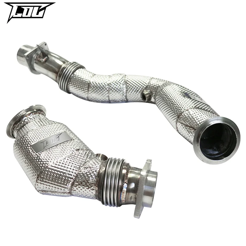 Boska النازل لسيارات BMW M2 المنافسة M2C M3 M4 F80 F82 F83 3.0 2013- نظام عادم النازل عالي التدفق #3