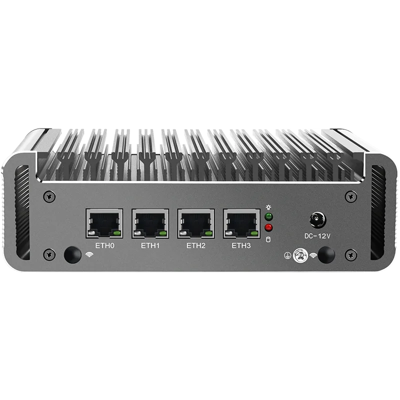 Processeur Intel Celeron N5095, 2 ports usb 3.0/2.5 ghz, double carte mémoire, compatible avec l'application FirewallMicro NAS LEDE, Padav