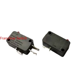 10PCS LF-20 Large Micro Switch 16A250V Limit Travel Without Handle, 3-pin Red Button, Silver Plated Contact