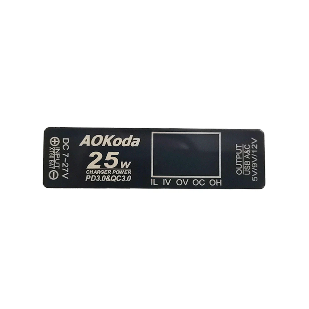 AOKoda PD3.0 Power Converter Adapter Quick Lipo Battery xt60 To USB /Xt60 to T plug
